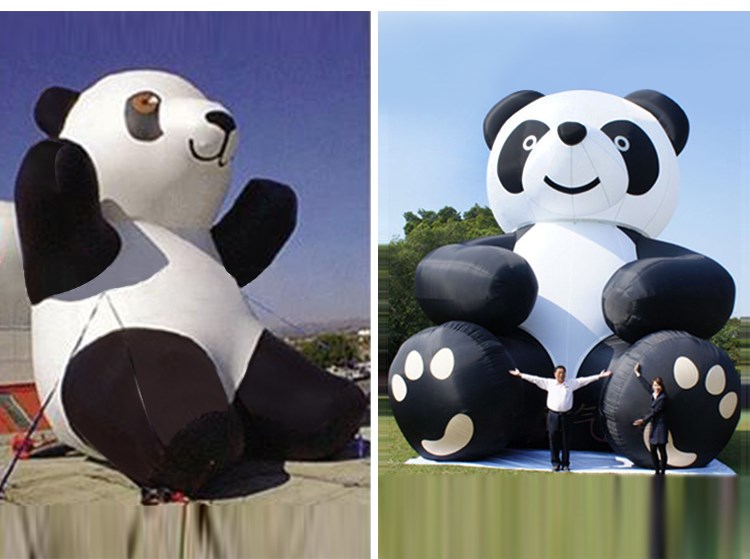 长顺充气熊猫展示